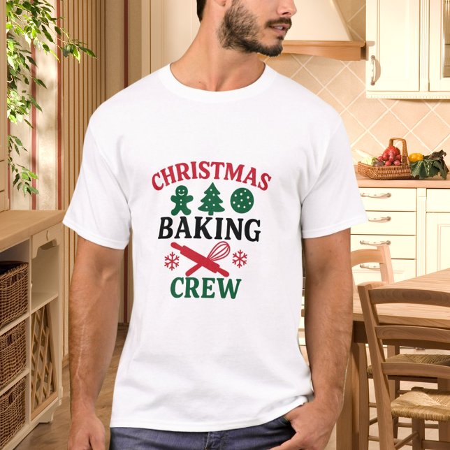 Camiseta Pai de Tripulação de Natal (Criador carregado)