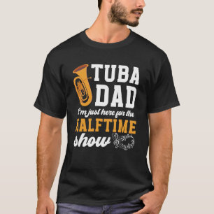 Camiseta Pai de Tuba de um Pai que Toca Tuba Pai de Tuba En
