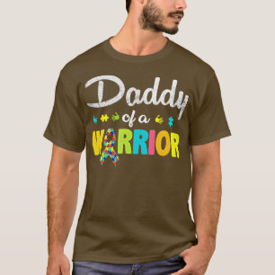 Camiseta Pai De Um Awarene Pai Mundial Da Família De Guerre