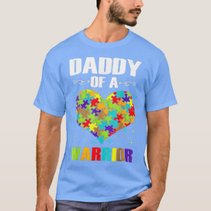 Camiseta Pai De Um Awarene Pai Mundial Da Família De Guerre