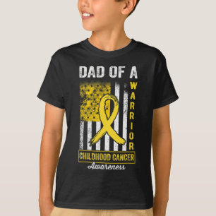 Camiseta Pai de um Cancer de guerra Dourado R