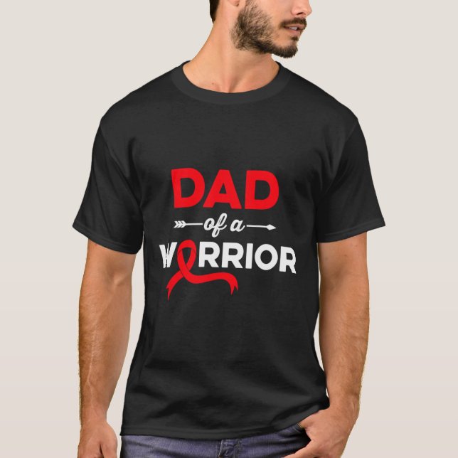 Camiseta Pai de um Cancer de sangue (Frente)