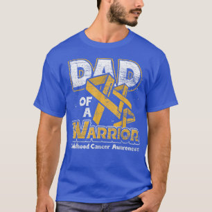 Camiseta Pai De Um Cartaz De Cancer De Guerreiro