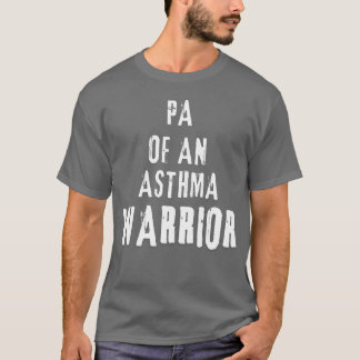 Camiseta Pai de um Guerreiro Asma engraçado