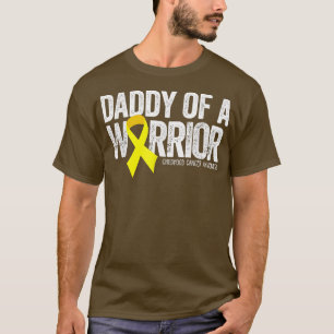 Camiseta Pai de um Pai de Cancer de infância guerreiro Fris