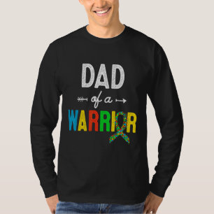 Camiseta Pai De Um Suporte De Sensibilização Para O Autismo