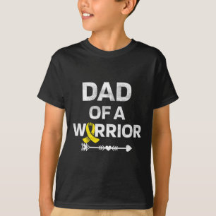 Camiseta Pai De Uma Criança De Consciência DIPG Guerreira