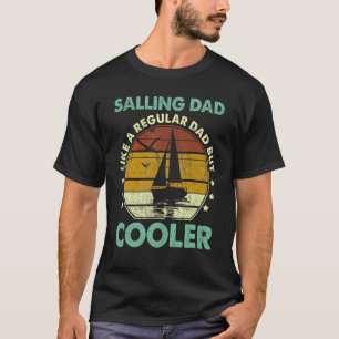 Camiseta Pai de velejo da Moça-Vela Dia de os pais