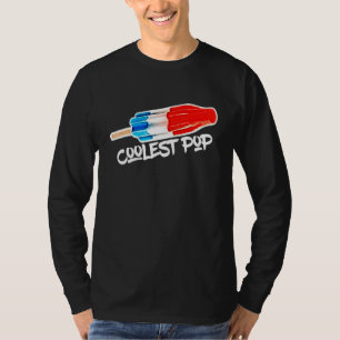 Camiseta Pai de Verão da Bomba Pop de Foguete mais fria