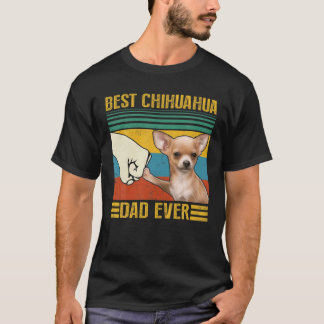 Camiseta Pai De Vintage Chihuahua Nunca Excelente Para Pai 