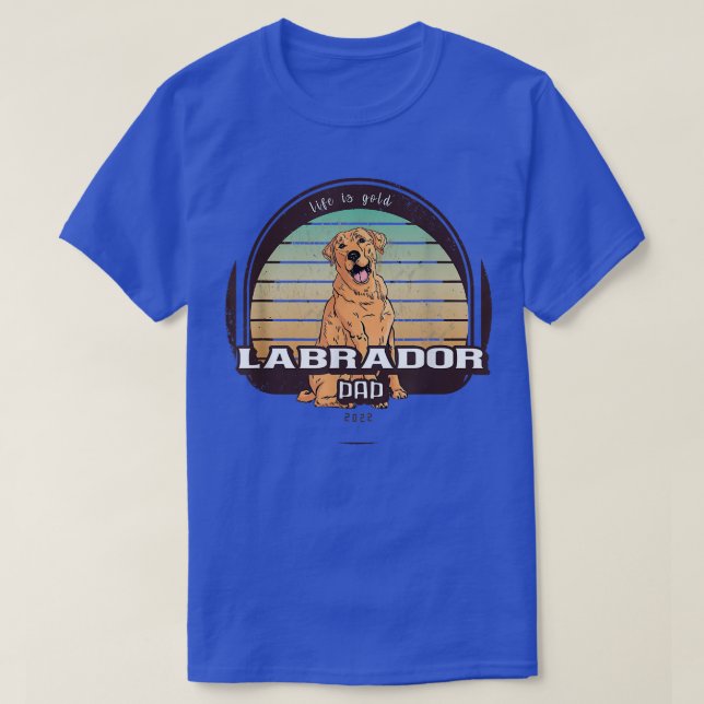 Camiseta Pai de vintage do laboratório (Frente do Design)