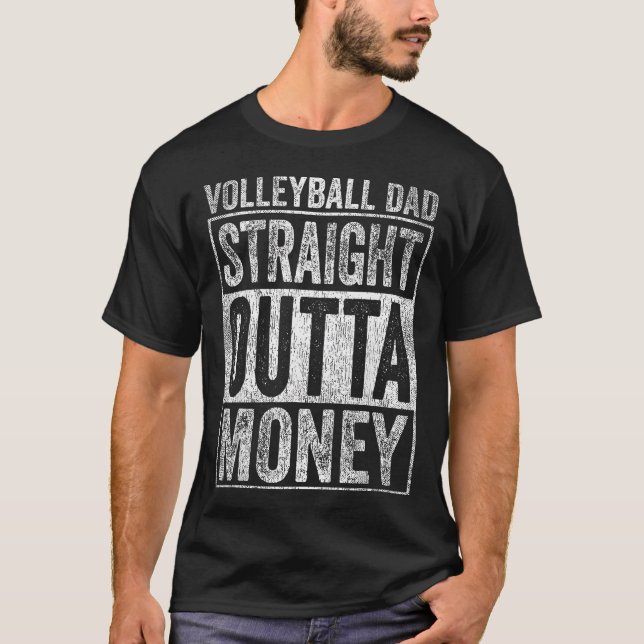 Camiseta Pai de Volei Straight Outta (Frente)