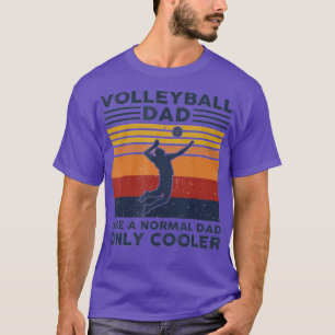 Camiseta Pai De Voleibol Como Um Pai Normal Apenas Mais Fri