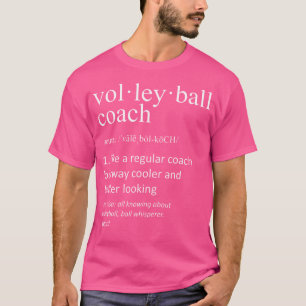 Camiseta Pai De Voleibol Definição Engraçado De Coach