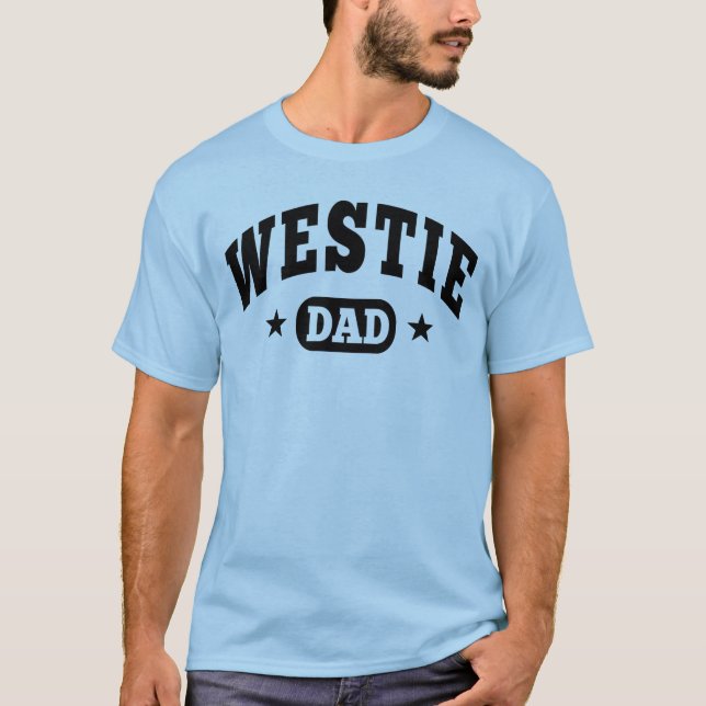 Camiseta Pai de Westie (Frente)