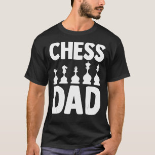 Camiseta Pai de xadrez Padre Chess Peças Padre Chess