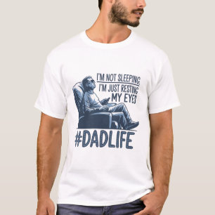 Camiseta Pai descansando os olhos, presente de citação engr