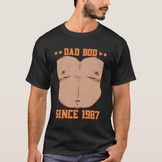 Camiseta Pai Desde 1987, Belly De Cerveja Dia de os pais
