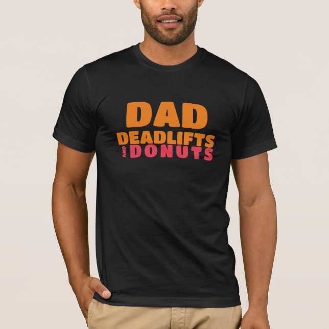 Camiseta Pai: Desenhos mortos e Rosquinhas (Frente)