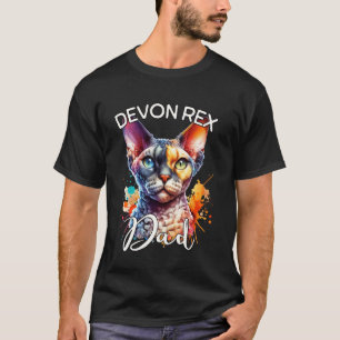 Camiseta Pai Devon Rex Gato Devon Rex