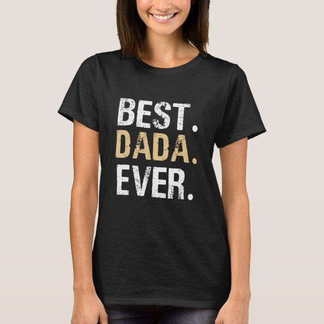 Camiseta Pai Dia das Mens Dada neta Avô Melhor (Frente)