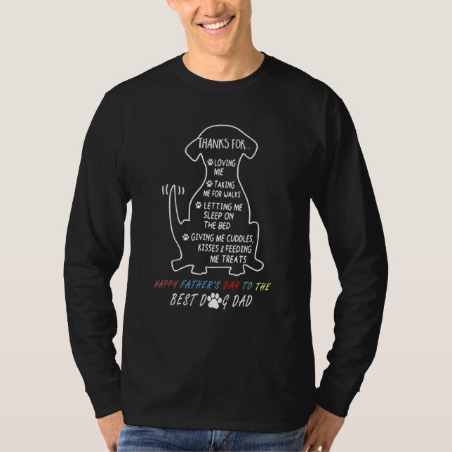 Camiseta Pai Dia de os pais Feliz (Frente)