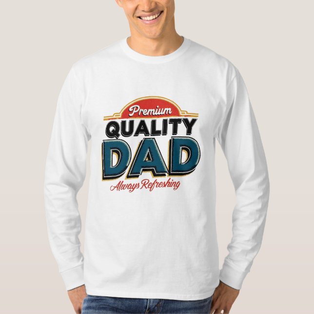 Camiseta Pai Dia de os pais Premium Quality (Frente)
