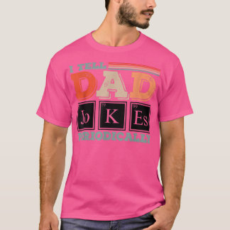 Camiseta Pai Dia dos Pais Mesa Periódica Engraçado Pai Piad