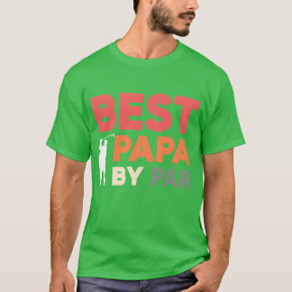 Camiseta Pai Dia Engraçado Golfista Melhor Papá Par Amigos