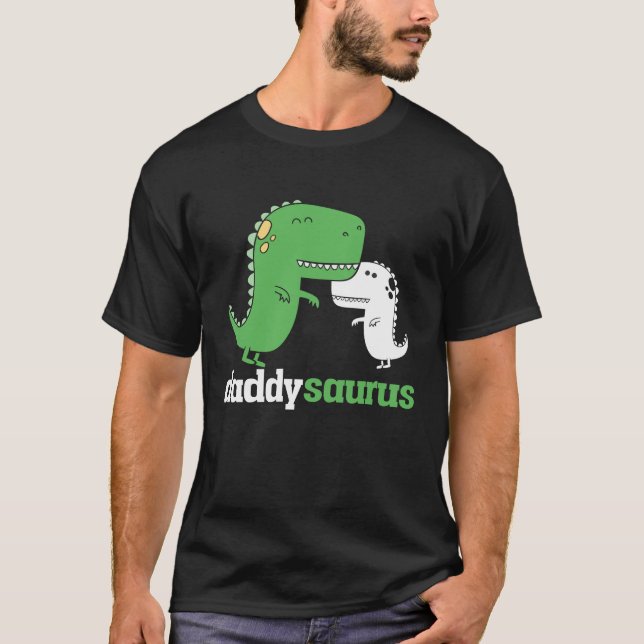 Camiseta Pai Dino do Pai Dinossauro Daddysaurus (Frente)