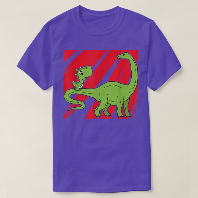 Camiseta Pai Dinosar Dia de os pais bebê Legal Papa Pai Pop (Frente do Design)