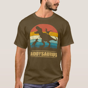 Camiseta Pai Dinossauro Daddysaurus 2 crianças Dia de os pa