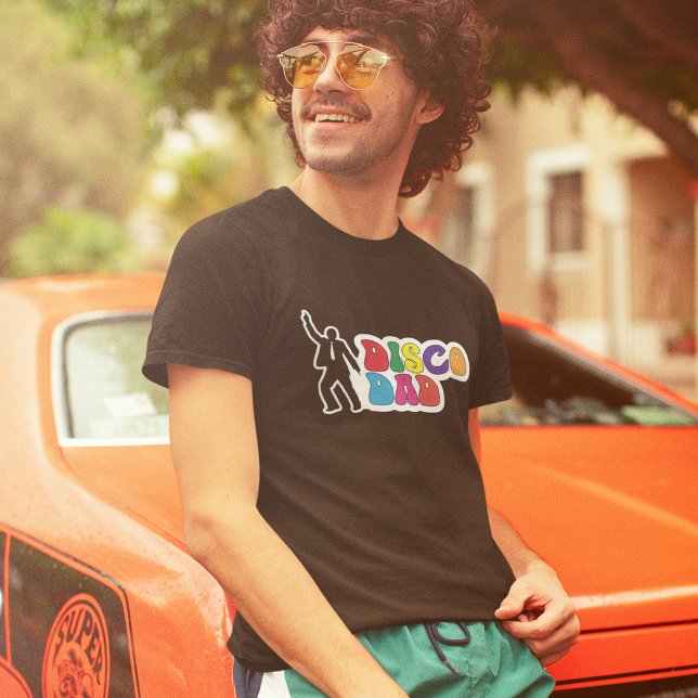 Camiseta Pai Disco - Dia de os pais Engraçado (Criador carregado)