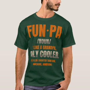 Camiseta Pai Divertido Como Um Vovô Só Mais Fria Avô
