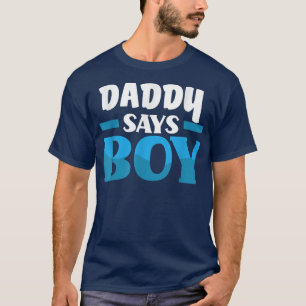 Camiseta Pai diz Festa de Revolução de Gênero Menino