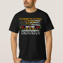 Camiseta Pai do Afeganistão Militar do Afeganistão