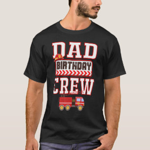 Camiseta Pai do Alojamento de Bombeiros do Aniversário