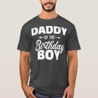 Camiseta Pai do aniversariante filho que corresponde à famí