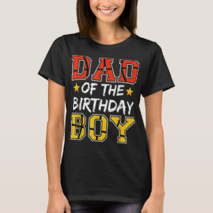 Camiseta Pai Do Aniversário De Basquete Padre Pai Fu