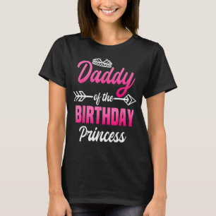 Camiseta Pai do aniversário do aniversário da festa princes