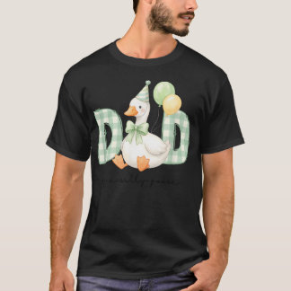 Camiseta Pai Do Aniversário Do Ganso Bobo Combinando