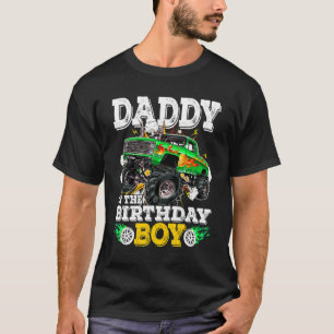 Camiseta Pai Do Aniversário Do Monstro Do Aniversário F