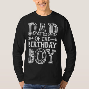 Camiseta Pai do Aniversário Engraçado Pai Família M