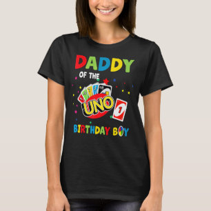 Camiseta Pai Do Aniversário Uno Uno, Garoto De Aniversário