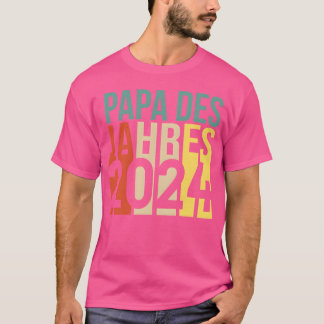 Camiseta Pai do Ano 2024 Amigos da Alemanha retrô