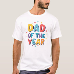 Camiseta Pai do Ano - Presente no Dia do Pai Engraçado