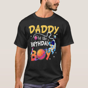 Camiseta Pai Do Astronau Feliz Astronau De Aniversário Do A