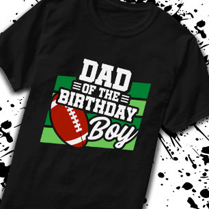 Camiseta Pai do Bairthday Boy Festa de Futebol Padre Pop