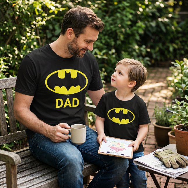 Camiseta Pai do Batman Combinando (Criador carregado)