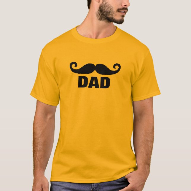Camiseta pai do bigode (Frente)